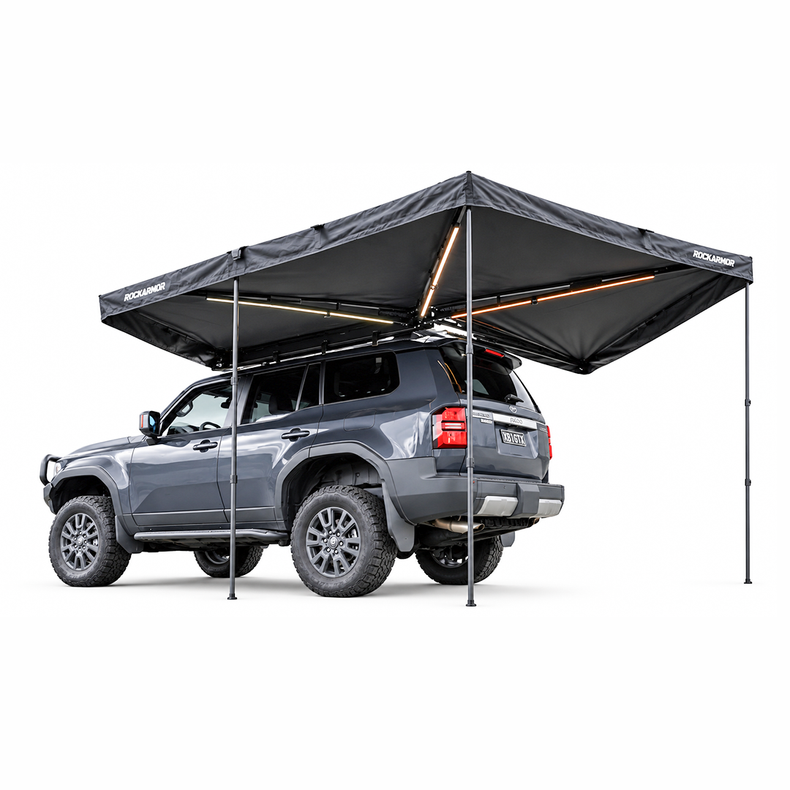 270 Awning Shorty Free Standing Built-in Lighting