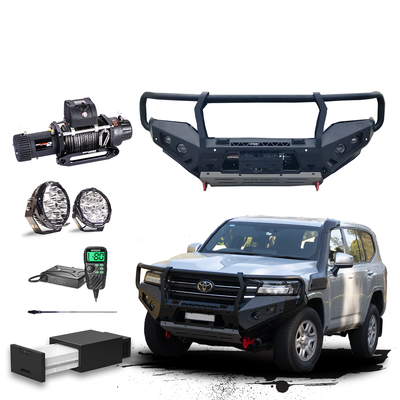 300 Series Touring Pack Suits:  300 Series Landcruiser - Bullbar, Winch, Lights, uhf + Free Fridge