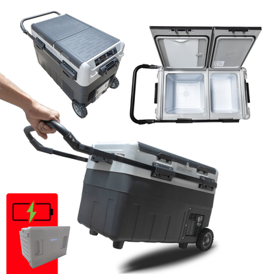 Dual Zone 40L Car Fridge - Rockarmor