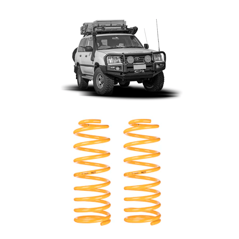 105 Series Rear Suspension Kings Coil Springs (Pair) - Suits 105 Series Landcruiser