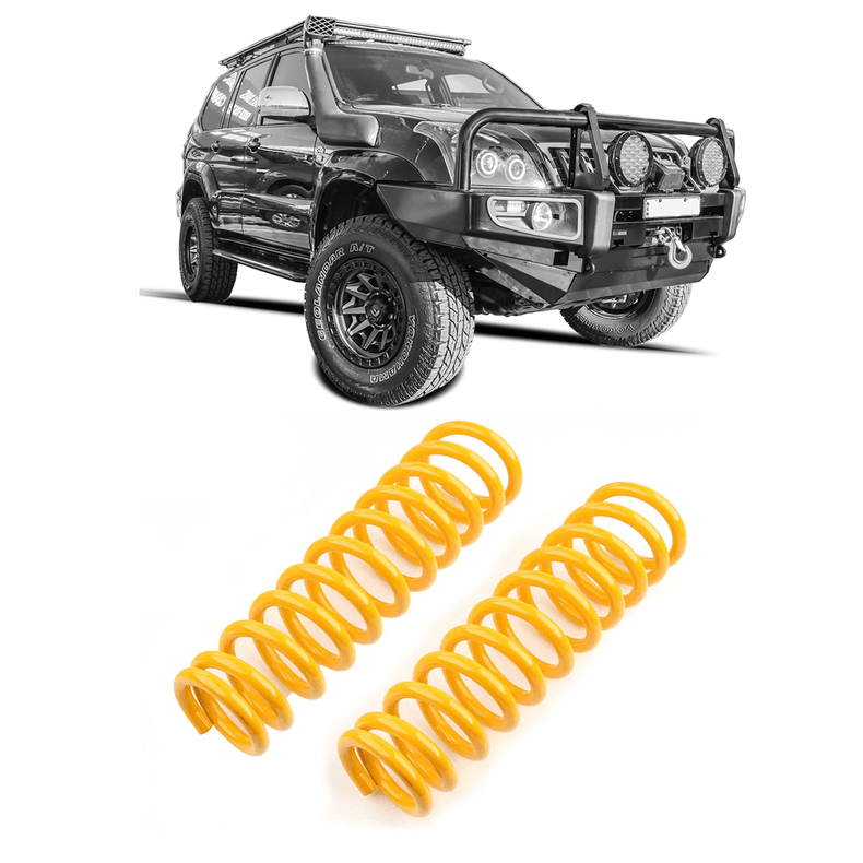 Prado 120 Front Suspension Kings Coil Springs (Pair) - Suits Prado 120 Series