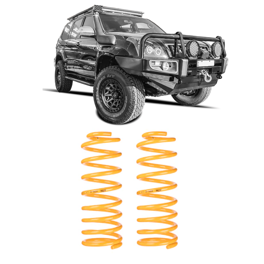 Prado 120 Rear Suspension Kings Coil Springs (Pair) - Suits Prado 120 Series