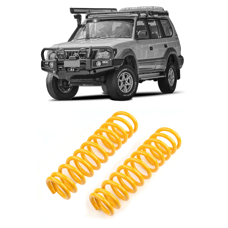 Prado 90 Front Suspension Kings Coil Springs (Pair) - Suits Prado 90 Series