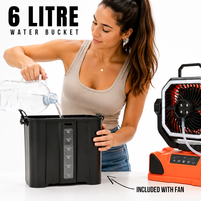 6 LITRE WATER BUCKET FOR MISTING FAN 