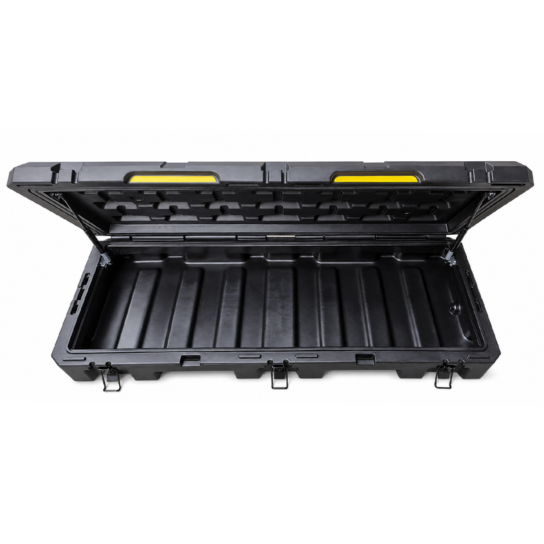 storage box for 4wd roof rack 75lite slimline with gas struts