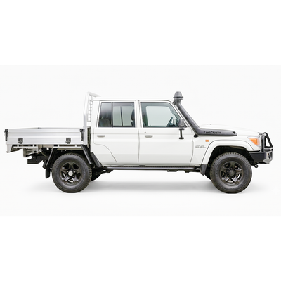 79 Series Rock Sliders Side Steps - Suits: Dual Cab 09/2012 - Current