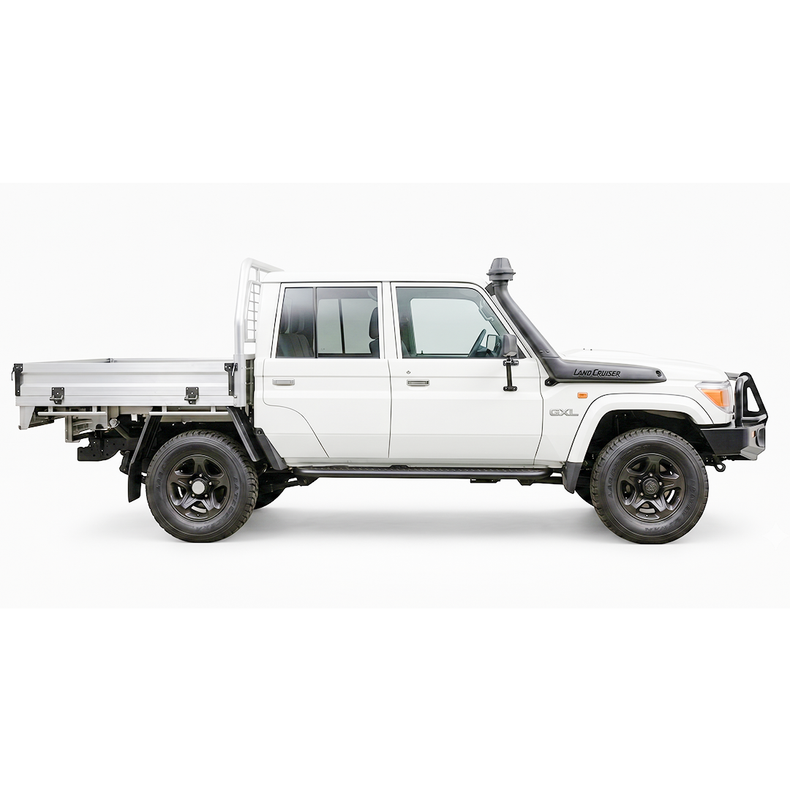 79 Series Rock Sliders Side Steps - Suits: Dual Cab 09/2012 - Current