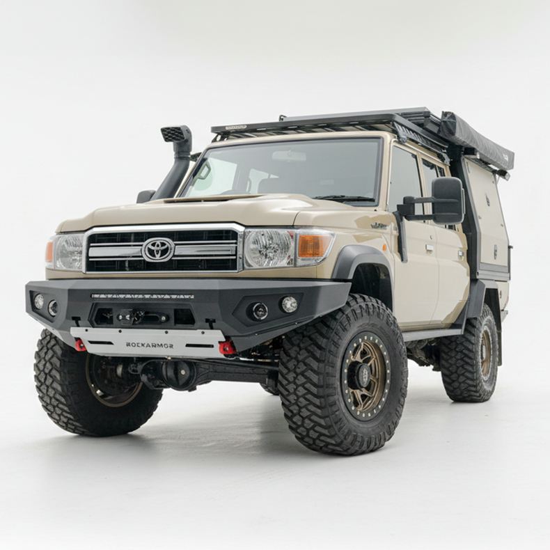 79 series no loop bullbar - Rockarmor GT Bumper suits 76 series 79 series & 78 Series 