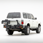 80 Series Rear Bar - Rockarmor Spare Wheel Carrier