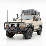 80 Series Landcruiser Bull Bar - Steel - 63MM Tube - Rockarmor Premium Series - Winch Compatible - Built-in Fog lights & Indicators