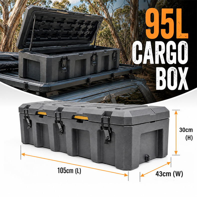 95 Litre Camping Storage Box Size