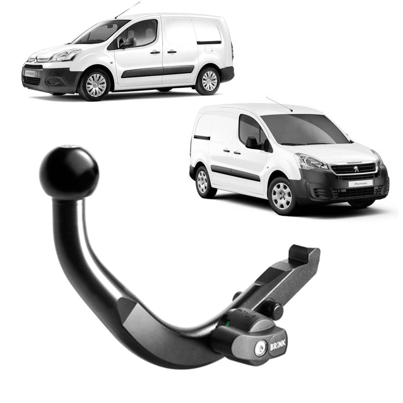 Brink Towbar for Citroen Berlingo (03/2009 - 10/2018), Peugeot Partner (04/2008 - 10/2018), Citroen Berlingo (02/2008 - 10/2018)