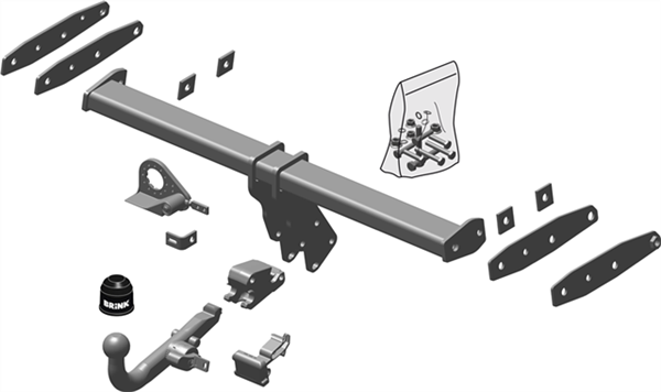 Brink Towbar for Volvo Xc60 (05/2008 - on)