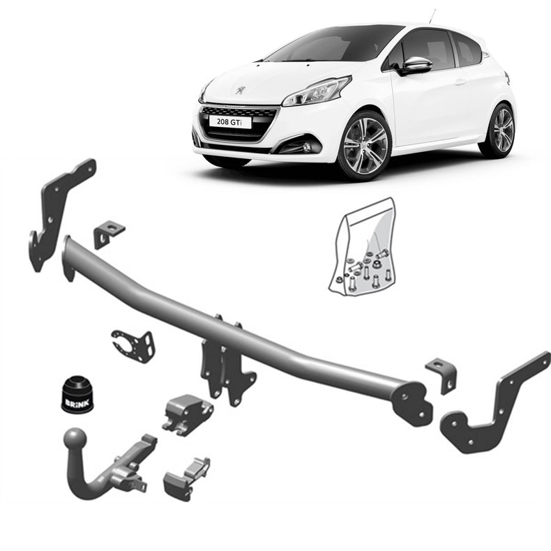 Brink Towbar for Peugeot 208 (10/2012 - 10/2019)