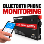 lithium battery with bluetooth monitoring 
