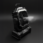 Misting Fan Camping Fan  | 20,000 mAh | Remote Control | 5 Speed Fan | 90° Rotating | Built-In LED Lantern