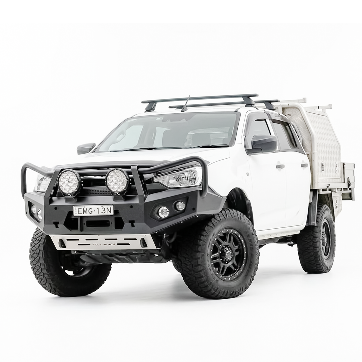 Dmax Bullbar Suits 08/2020 - 04/2024 | Rockarmor GT 3 Hoop Front Bar