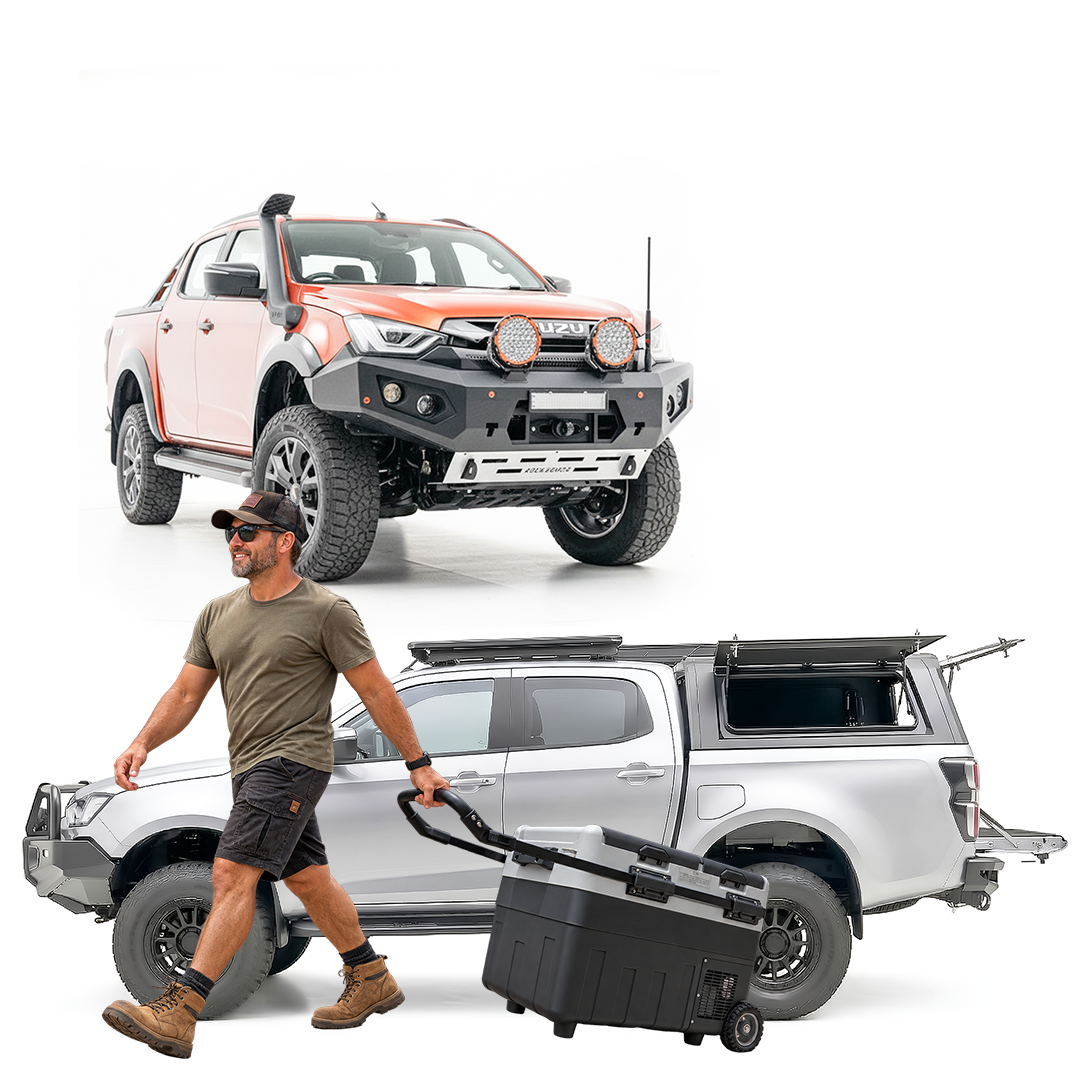 Isuzu Dmax GT Bumper + Aluminium Canopy + Free 40L Fridge - Suits 08/2020 - 04/2024 Models