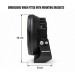 7 inch spotlight with dimensions
