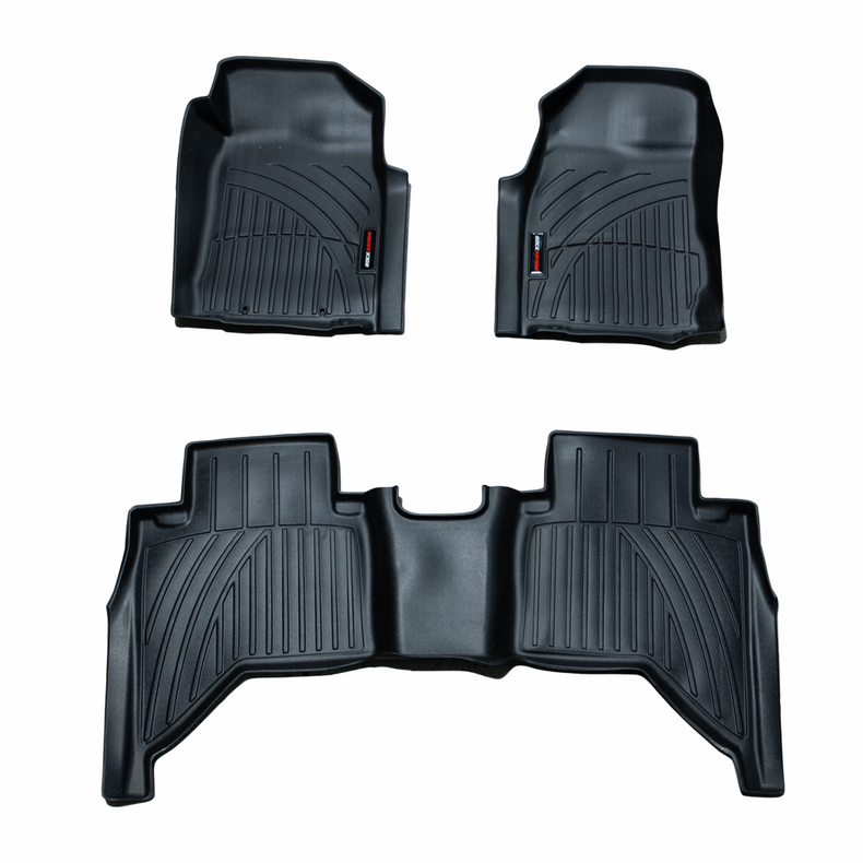 Moulded 3D Car Floor Matts - Mazda BT50 2012 - 2020