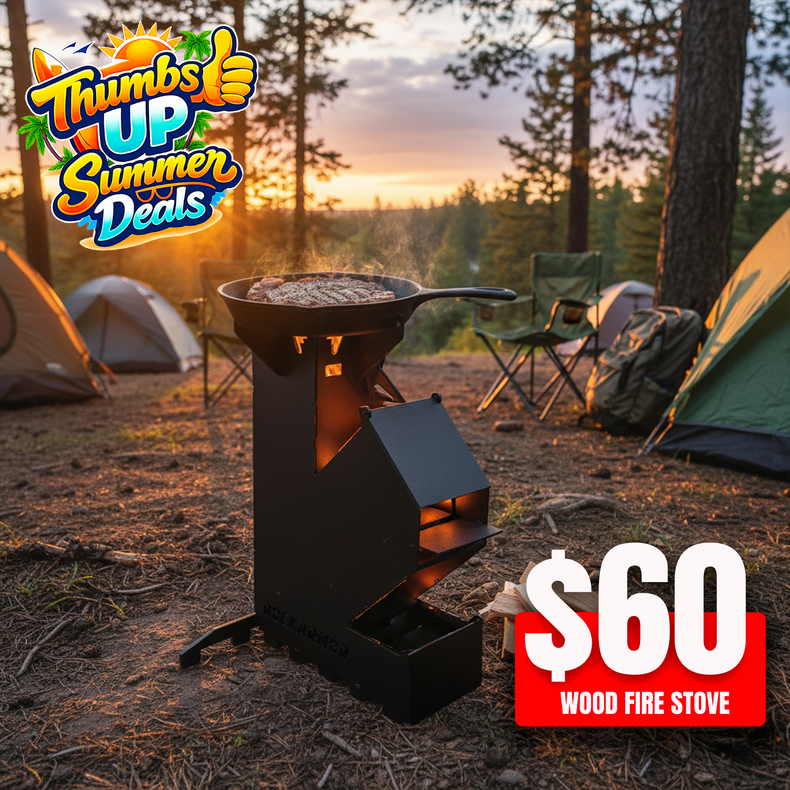 Portable Wood fire Camping Rocket Stove