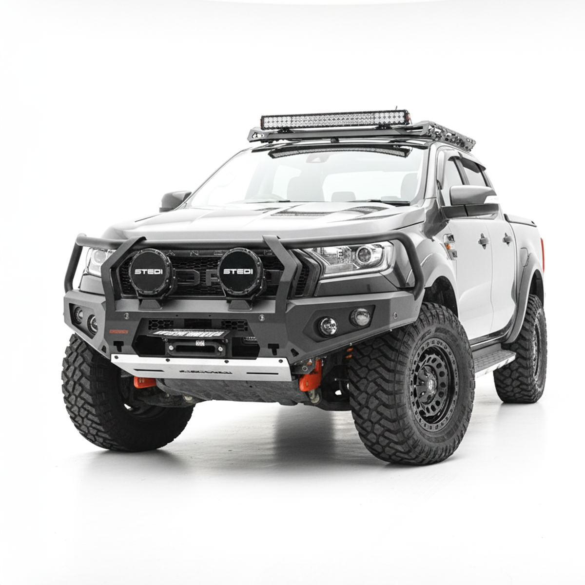 Ford Ranger Bull Bar, Rockarmor GT Suits PX2 PX3 Ranger & Wildtrak 2015 - 2022