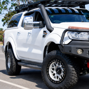 Ford Ranger Stainless Snorkel Short Entry Suits:  PX2 PX3  2015–2022 Seamless Matte Black 4x4 Snorkel – ROAR 4x4 Australia