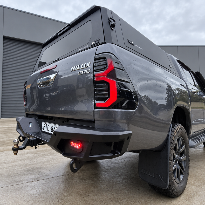 n80 hilux rear step tow bar