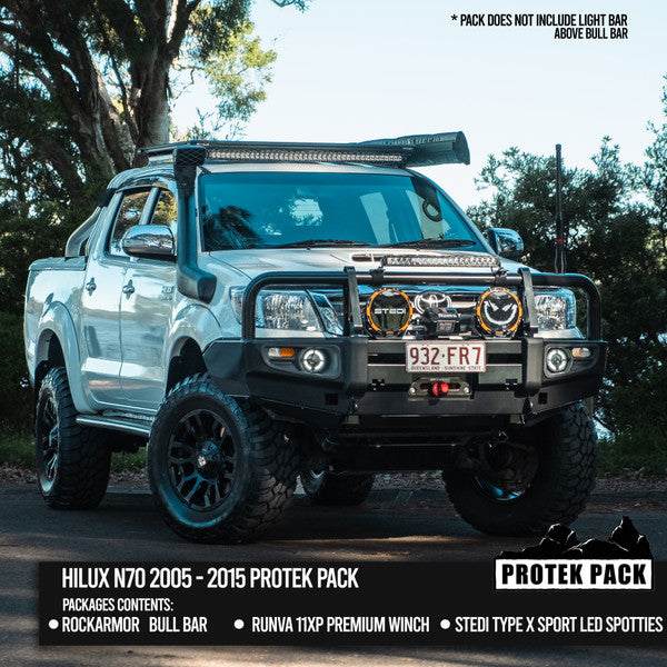 Protek Pack Suits Toyota Hilux N70 - 2005 - Early 2015 | Rockarmor