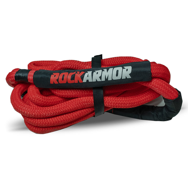 10,000kg Kinetic Recovery Rope | 9metres x 22mm | RED