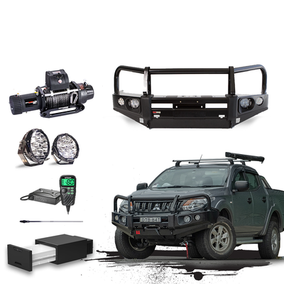 MQ Triton Touring Pack Suits: MQ Triton - Elite Bullbar, Winch, Lights, uhf + Free Fridge