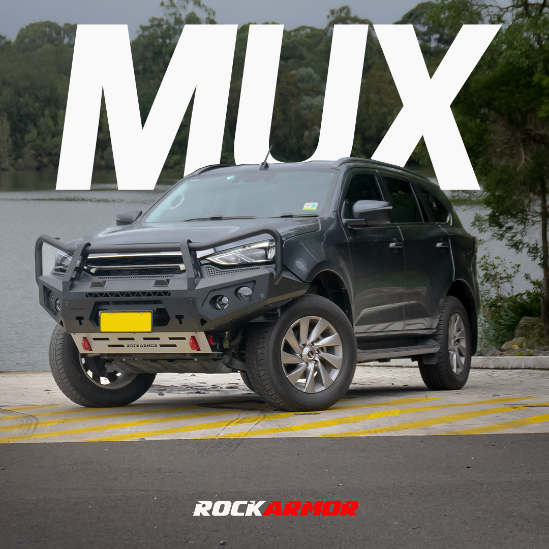 Mux Rear Protection Bar Isuzu MUX Bullbar 08/2021 - 02/2025 Rockarmor GT Bull Bar