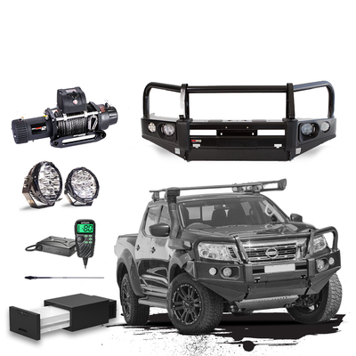 NP300 Touring Pack Suits: NP300 - 2015 - 2020 - Bullbar, Winch, Lights, uhf + Free Fridge