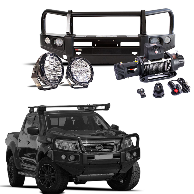 NP300 NAVARA OFFROAD PACK - BULL BAR, WINCH, LED SPOTTIES