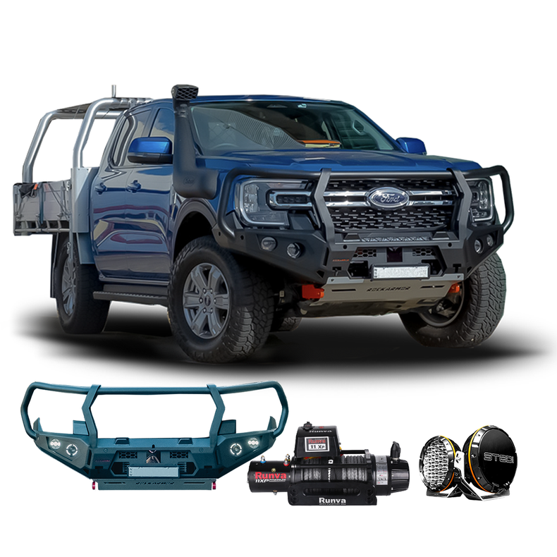 Next Gen Ranger Protek Pack - GT Bull Bar, Runva Winch, Stedi led Spotties