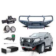 Prado 150 Touring Pack Suits:  Prado 150 2009-2013  Bullbar, Winch, Lights, uhf + Free Fridge