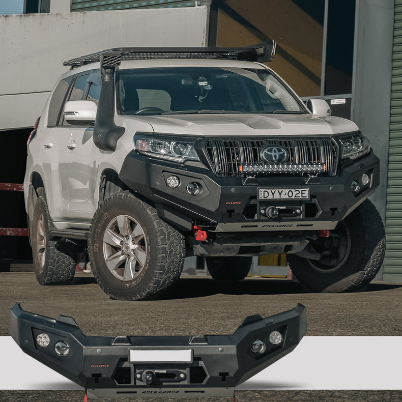 Prado 150 Touring Pack Suits: Prado 150 11/2017 - 2025 - Bullbar, Winch, Lights, uhf + Free Fridge