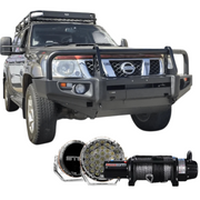 GU Patrol Protek Pack Suits Series 1-3 | Classic Premium Bull Bar, Runva Winch, Stedi Lights