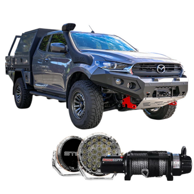 Mazda Bt50 Protek Pack Gt Bumper No Loop Bull Bar | Hoopless Bullbar suits 08/2020 -01/2024