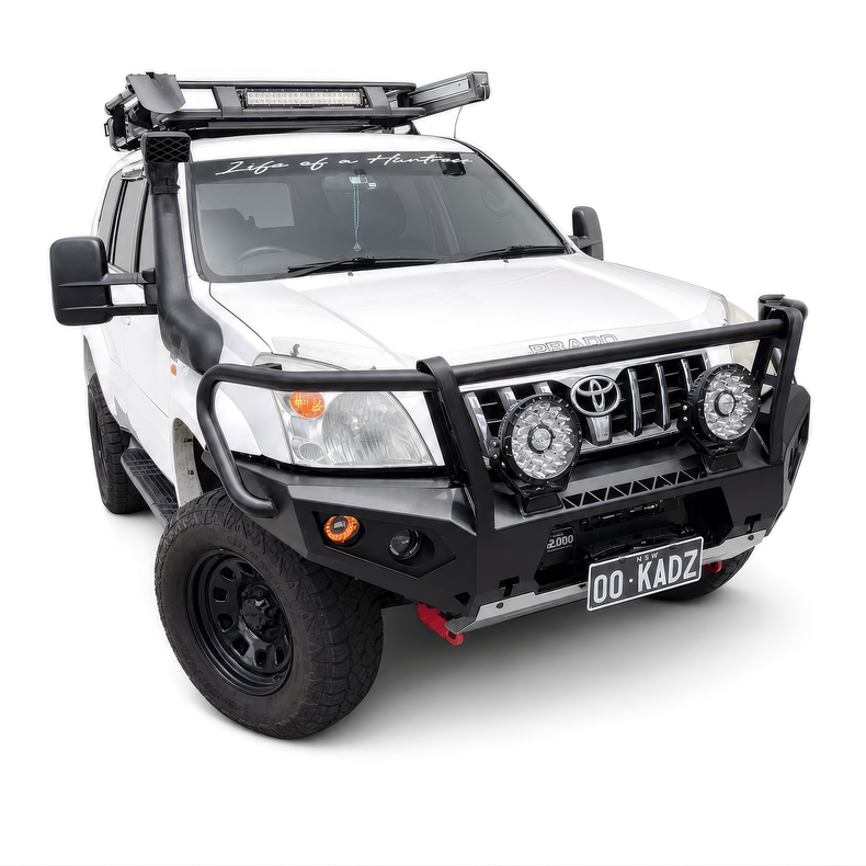 Prado 120 Bullbar Rockarmor GT with rated recovery points 