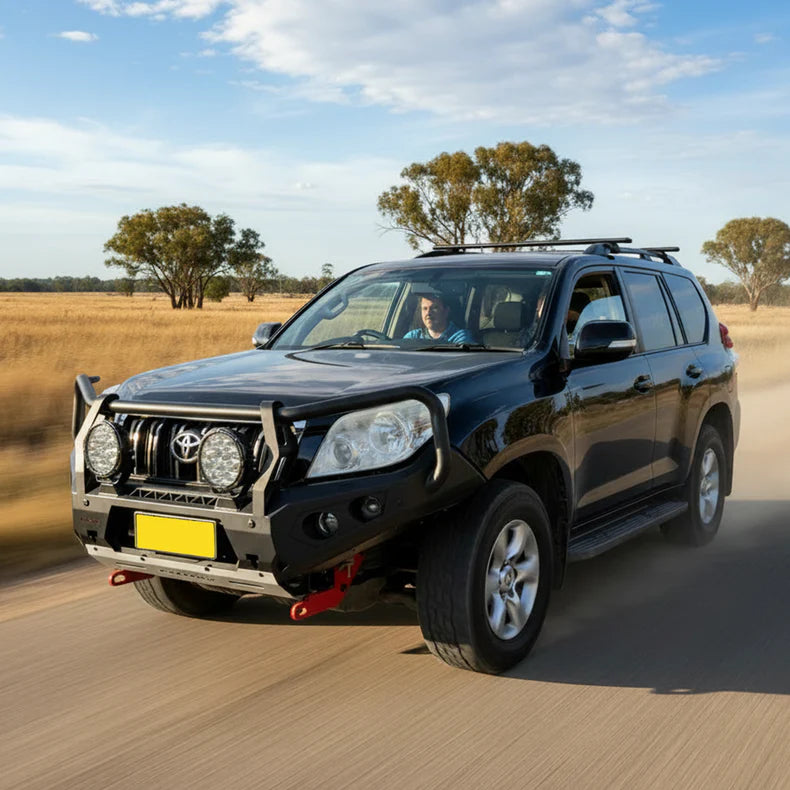 Prado 150 Frontal Pack - GT Bull Bar, Winch, LED Lights, Suits: 1/2009 - 10/2013