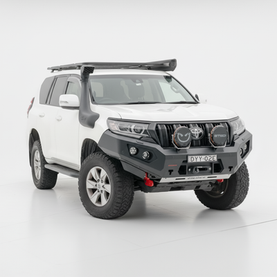 Prado 150 GT Bumper Steel no loop bull bar to Suit 11/2017+