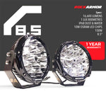 90 Series Prado Frontal Pack - Bull Bar, Winch, LED Spotties