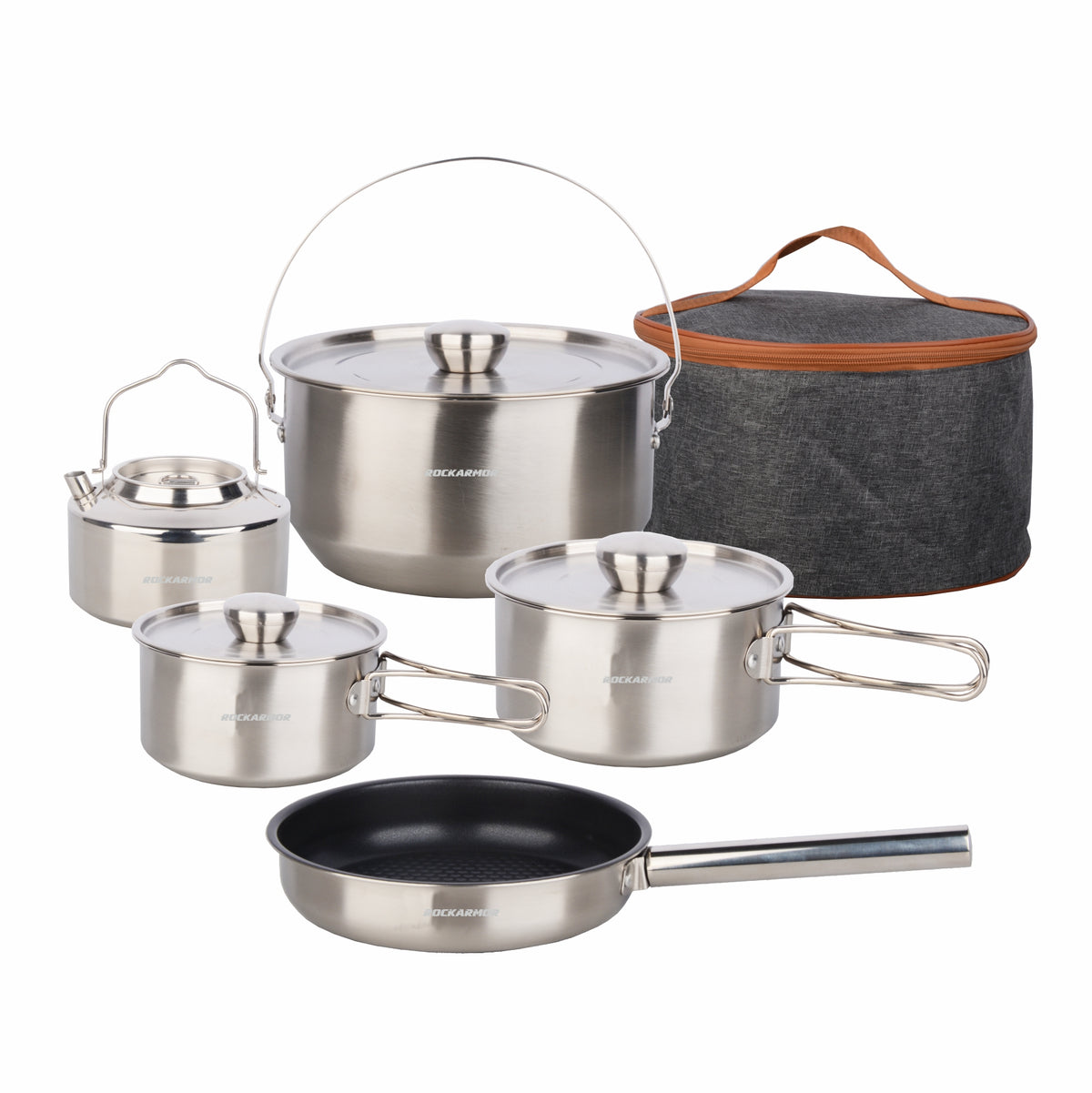 Camp Kitchen Pot & Pan Set - Rockarmor