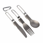 Rockarmor Titanium Camping Cutlery Set
