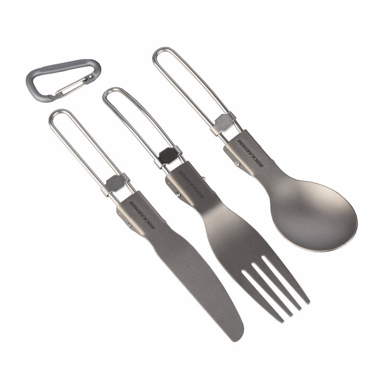 Rockarmor Titanium Camping Cutlery Set