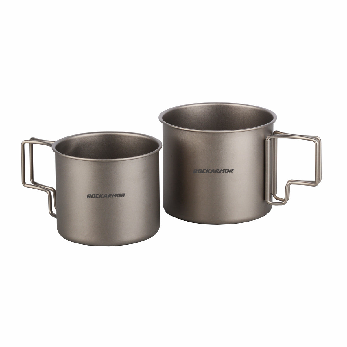 Camping Coffee Mug Set - 2 Cups 350ml & 480ml