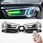 Hilux N80 2020+ RGBW Head Light Upgrade | With Free Smoked Tail lights