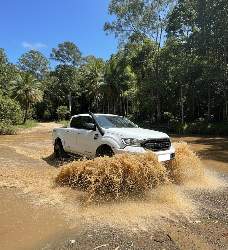 Ford Ranger PX2 PX3 Stainless Snorkel Kit (2015–2022) | Matte Black 4x4 Snorkel – ROAR 4x4 Australia