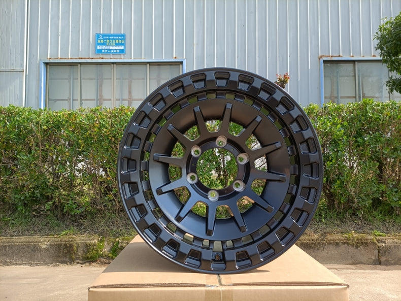 ROAR 4X4 DX065 17x9 Alloy Wheels – 6x139.7 PCD | Aggressive -5 Offset | Fits Hilux, Ranger, D-MAX, BT-50, Triton, Navara, Prado (Set of 4)